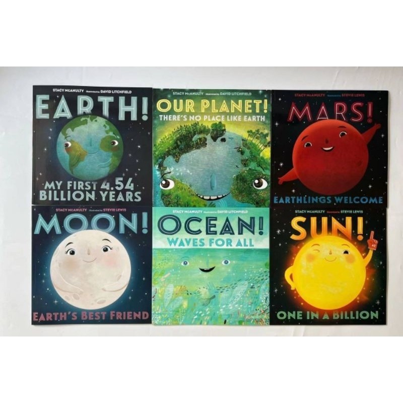 [PS] OUR UNIVERSE SET - OUR PLANET MOON OCEAN SUN EARTH MARS PAPERBACK BOOK BUKU ANAK TENTANG PLANET