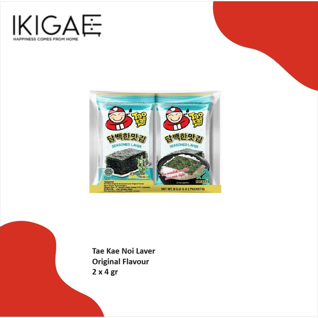 

TAO KAE NOI SEASONED LAVER 2 X 4 GR