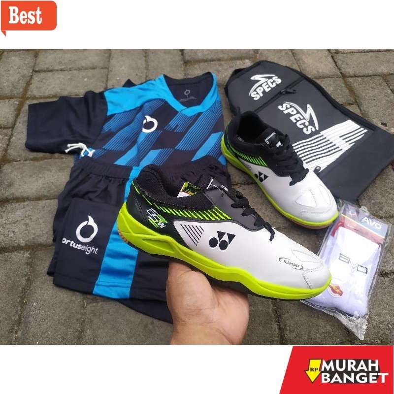 Sepatu Bulu tangkis keren Sepatu Batminton Bulutangkis Bonus Avo original