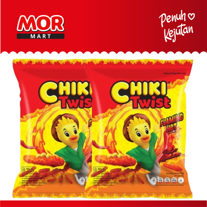 

Beli 2 Lebih Murah - CHIKI Twist Flaming Hot 75gr