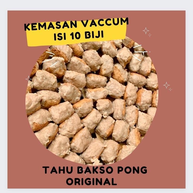 

Camilan tahu pong kering-tabso ori isi 10 per Pak