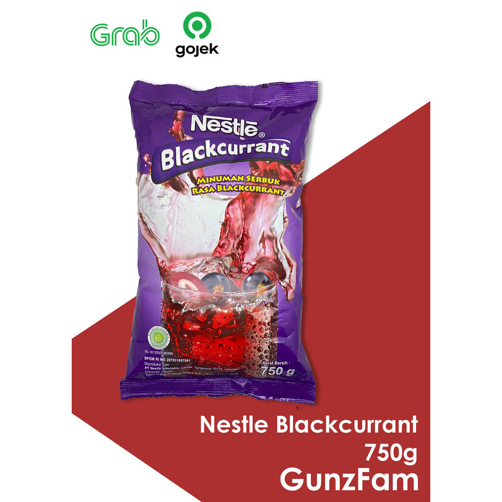 

[Ready] Nestle Blackcurrant 750gr By Nestle Profesional Khusus Gojek Grab !