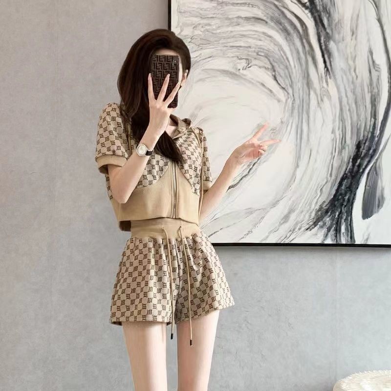 New internet celebrity casual hoodie set for women