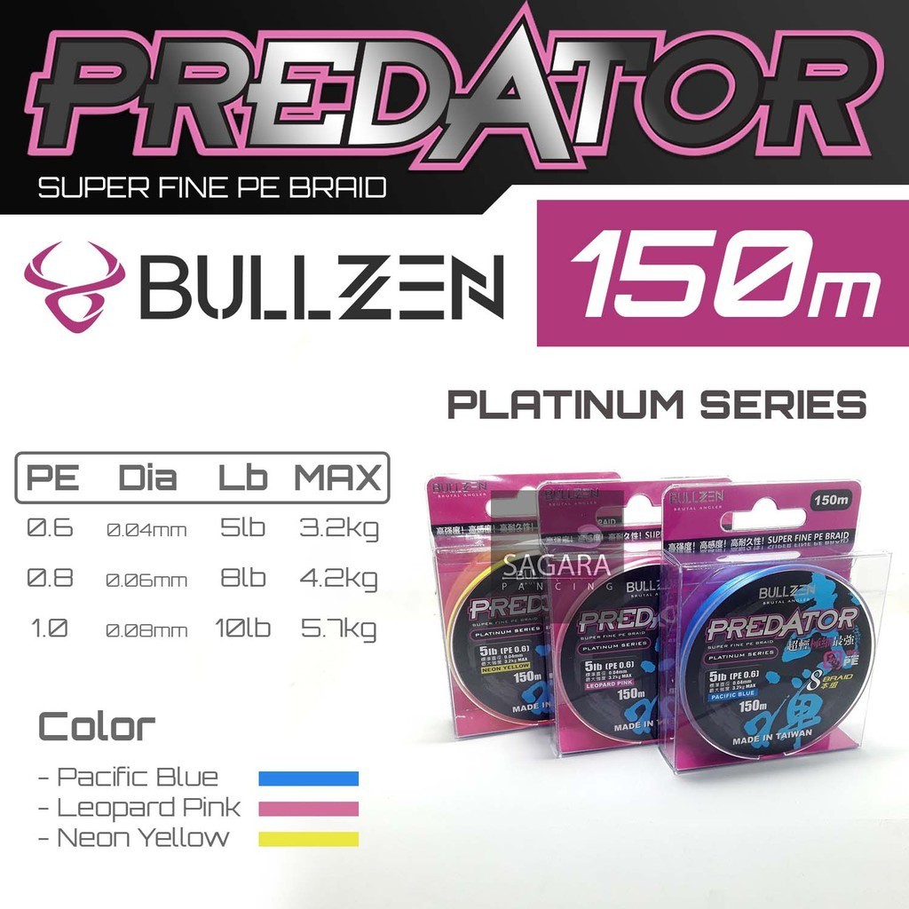 PESTA GAJIAN SALE Senar PE Bullzen Predator Benang PE Micro PE UL