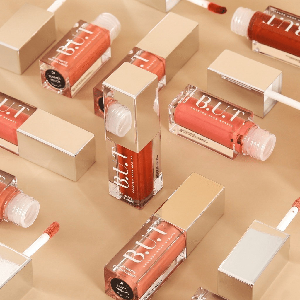 B.U.T Nude Dreams Soft Matte Creamy Liquid Lipcream BUT Lip Cream Transferproof Drinkproof