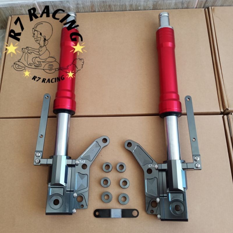 UP SIDE DOWN AEROX 155  DELKEVIC SHOCK DEPAN DELKEVIC USD AEROX 155