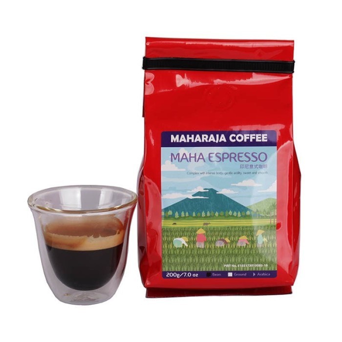 

Best Seller- Kopi Espresso Blend 200g Biji Maharaja Coffee