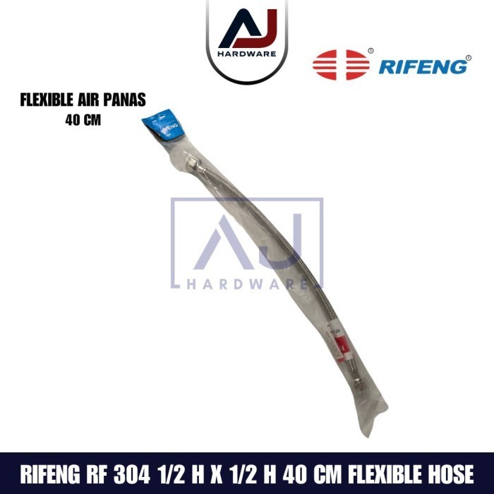 Rifeng Selang Flexible Hose 40 cm Selang Flexible Air Anyam 1/2 Inch Selang Flexible Connector RF304