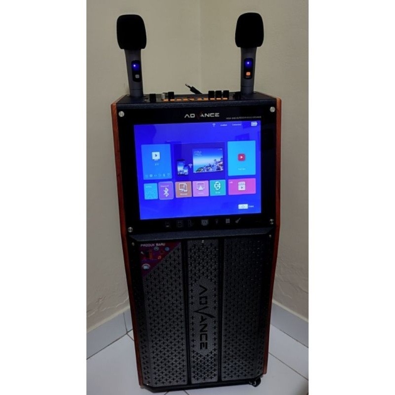 Speaker Advance KL-12B bluetooth Speaker+LED TV Speaker Karoke