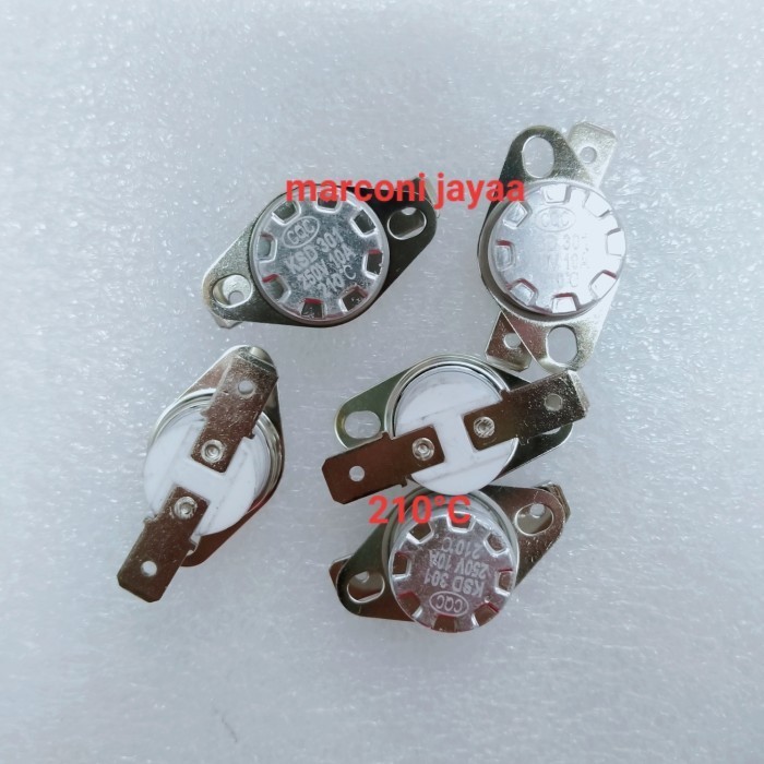 termostat 10A 250V 210°C -MU14