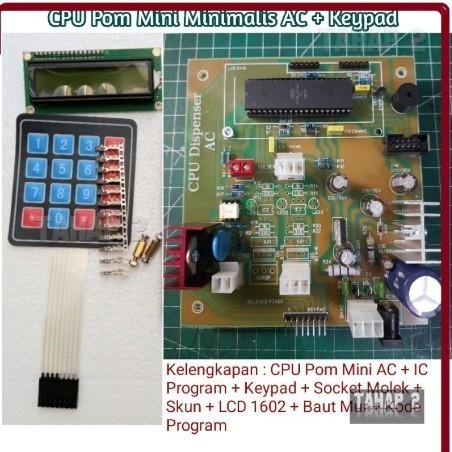 Modul CPU Pom Mini Minimalis Pertamini Digital+keypad Standar Pom Mini