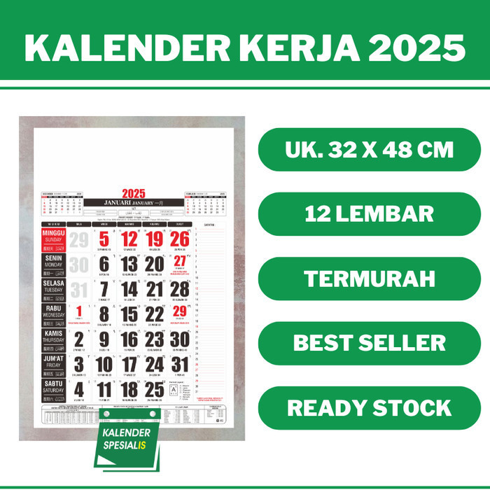 

PROMO KALENDER DINDING 2025 KALENDER MEJA 2025 BEST SELLER