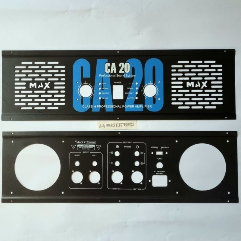 Plat CA 20 Panel Ca20 Depan Belakang Panel Amplifier