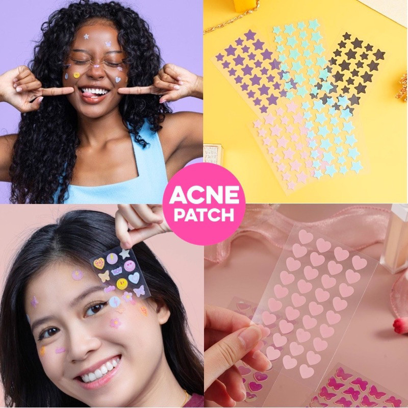 Acne Patch Stiker Jerawat Colorful Hydrocolloid Acne Pimple Patch 36 pcs