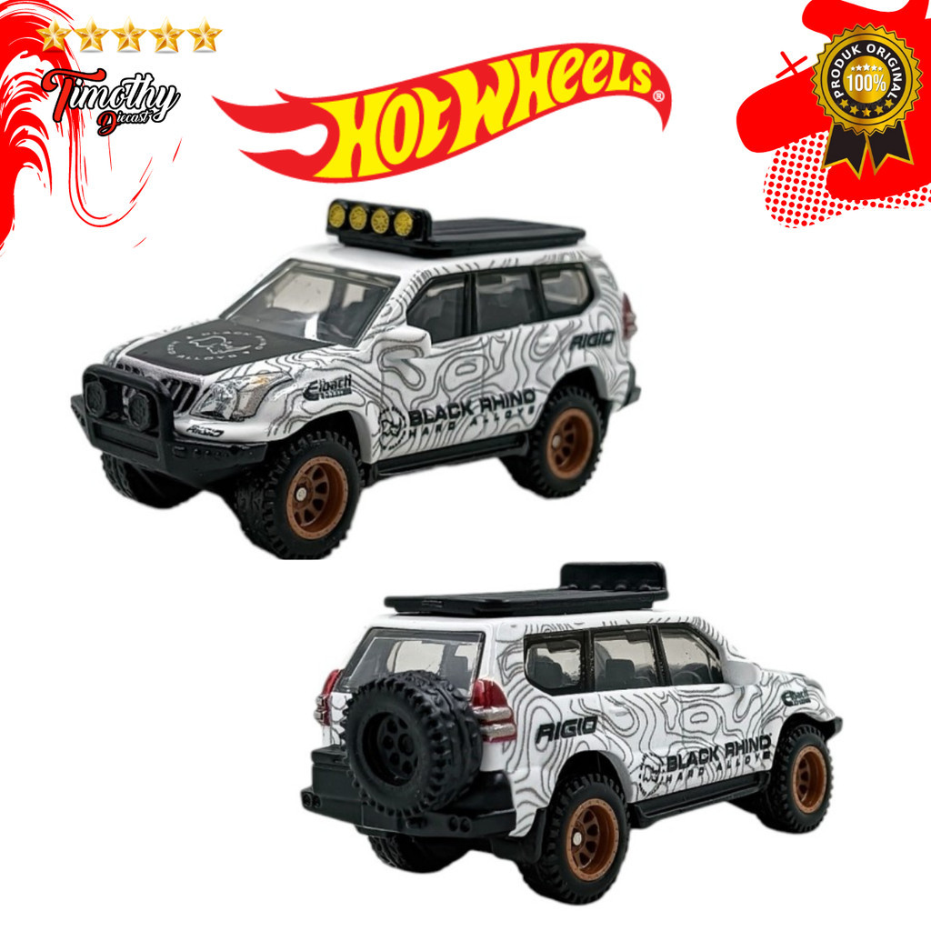 Hot Wheels 05 Toyota Landcruiser Prado Putih New Loose From 2 Pack