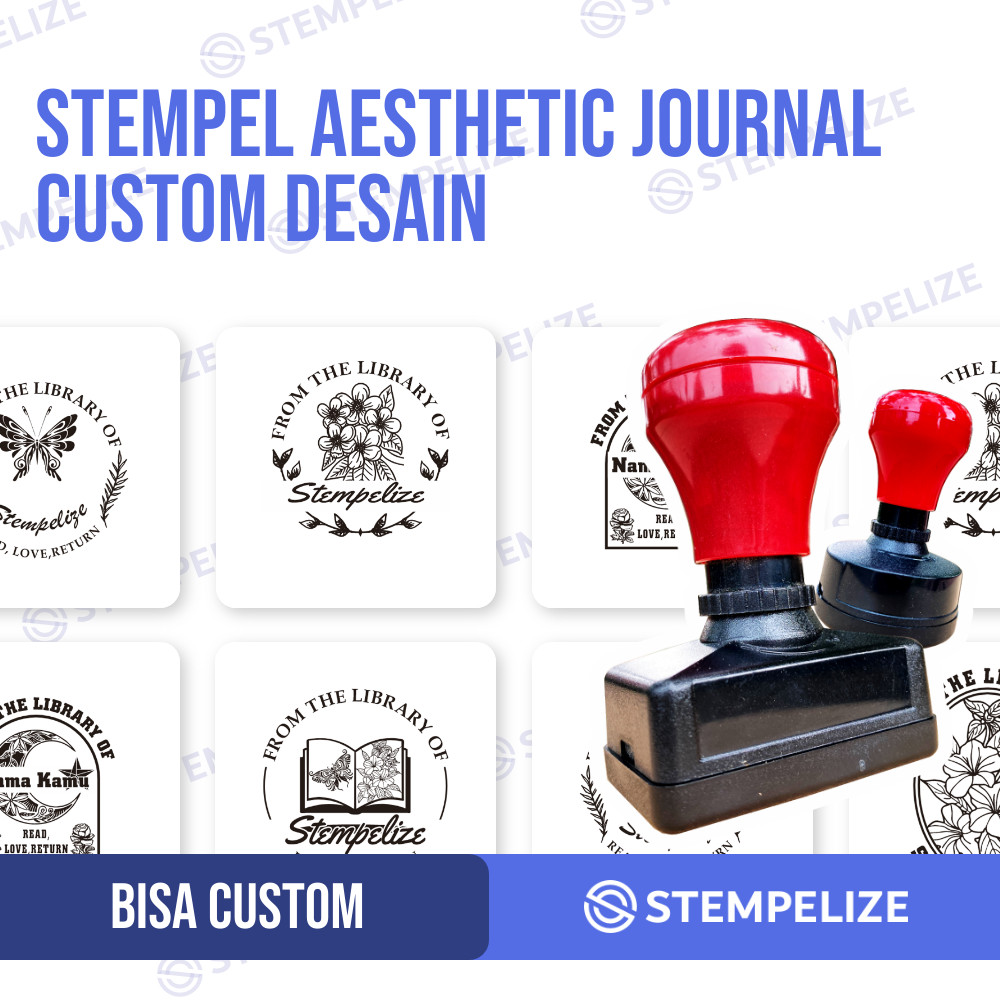 

Stempel Aesthetic Journal Custom Desain