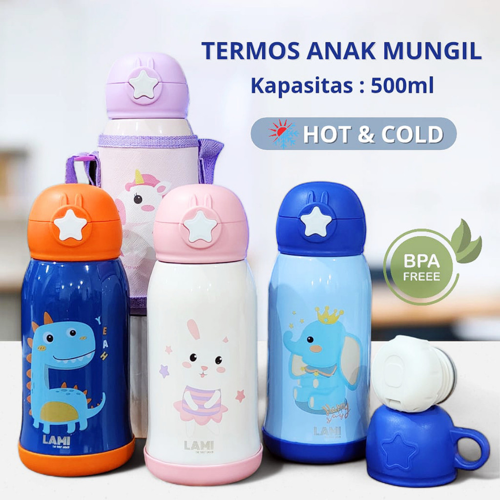 Termos Anak Kekinian Stainless Steel 304 Botol Anak