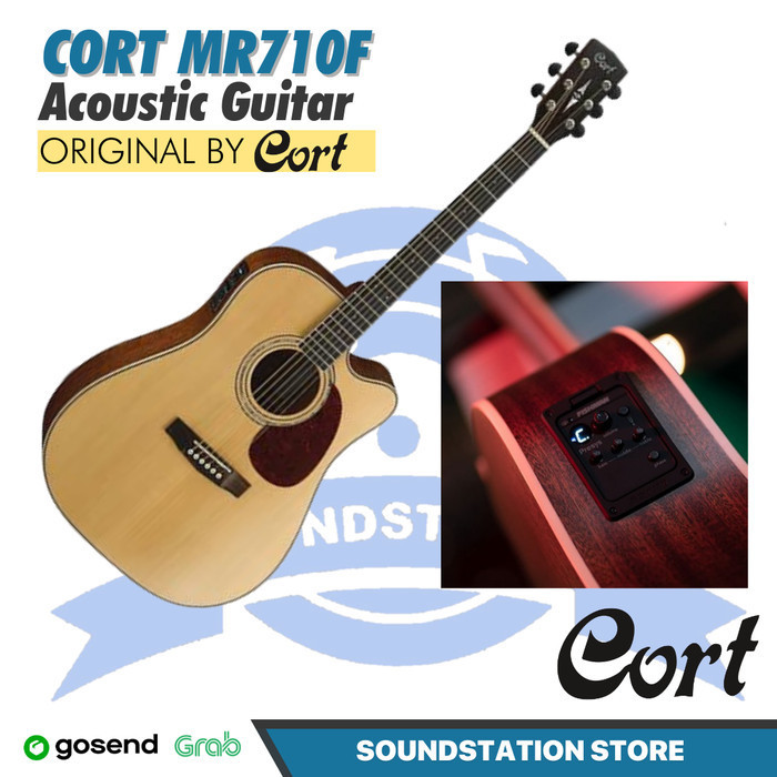 Cort MR710F Acoustic Electric Guitar - Gitar Akustik Elektrik MR-710F