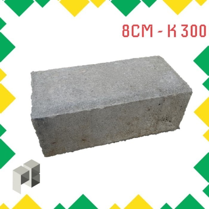 Paving Block 8 CM - Bata - K300 (Harga Per m2)