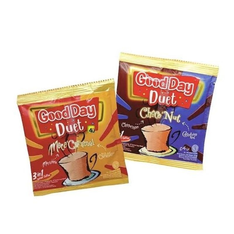 

Kopi Good Day Duet 1 Renceng / 10 Sachet ~ Menoz Stores