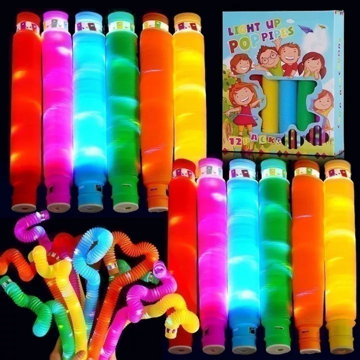 POP TUBE - MAINAN ANAK SELANG LAMPU - POP PIPES - POP LED - POP LIGHT UP F75