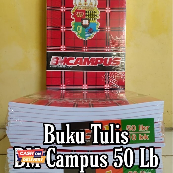 

✨LARIS✨ -10 pcs BUKU Tulis BOSS 50 lembar Buku CAMPUS sekolah Buku garis BOXY