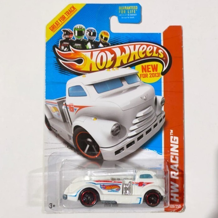 Hotwheels Mig Rig putih tampo HW 2013 HW racing