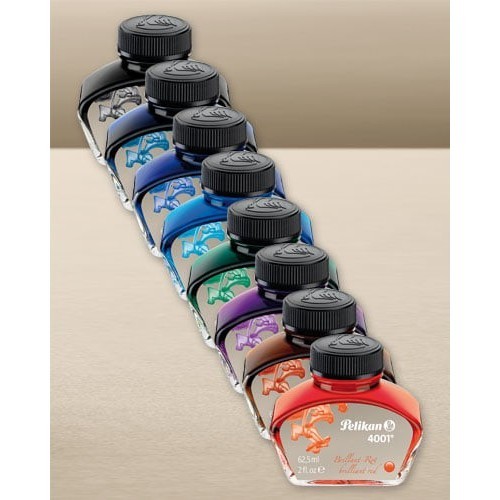 

Terbaru-ATK Fountain Pen Ink / Tinta 62.5ml Botol - Pelikan 4001 Series