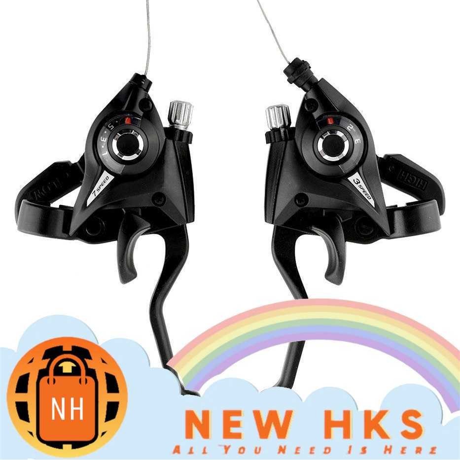 Operan Gigi Sepeda Speed Shifter Brake 3 dan 7 Speed Kiri kanan Rem 9 speed bisa shimano