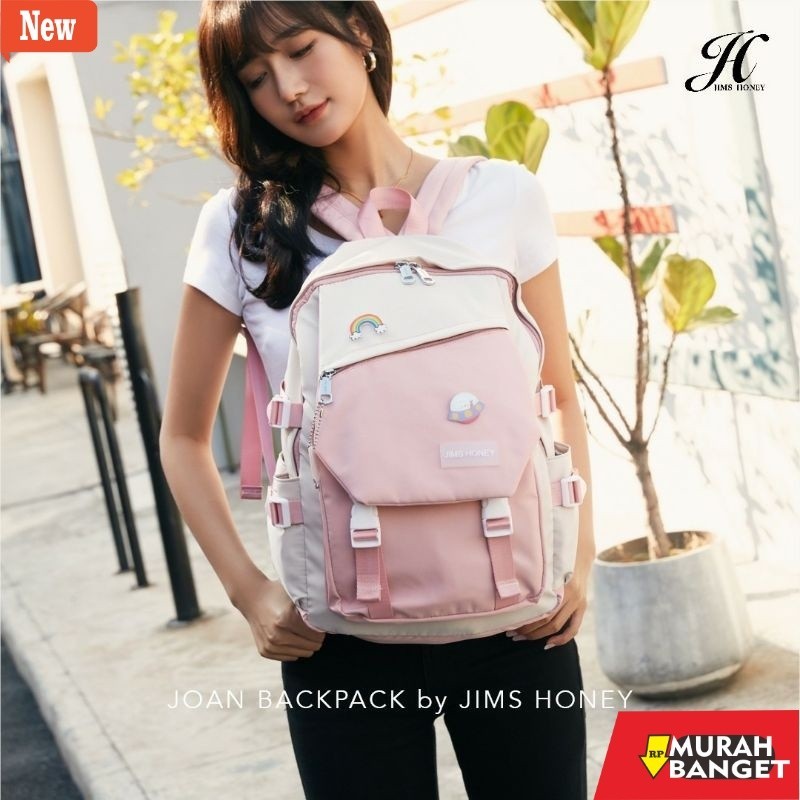 tas ransel wanita shopee Jims honey tas ransel wanita Joan backpack tas laptop ransel unisex