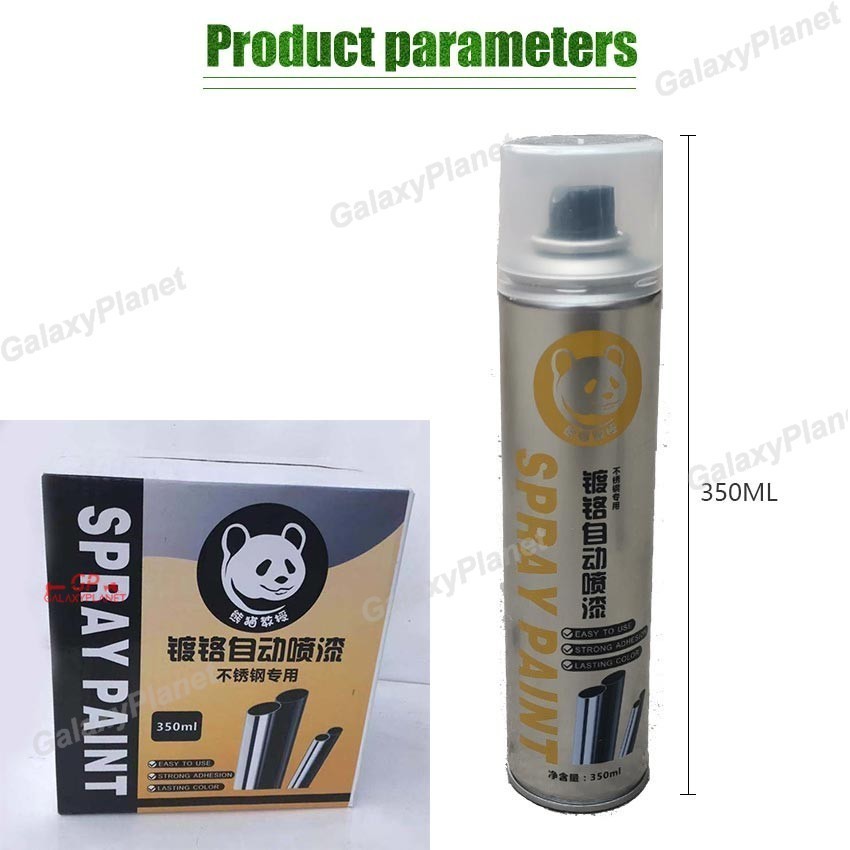 

Cat Semprot Chrome 350ml Chrome Spray Pain Warna Chrome Krum Stainless Automotive Metallic Paint Chrome