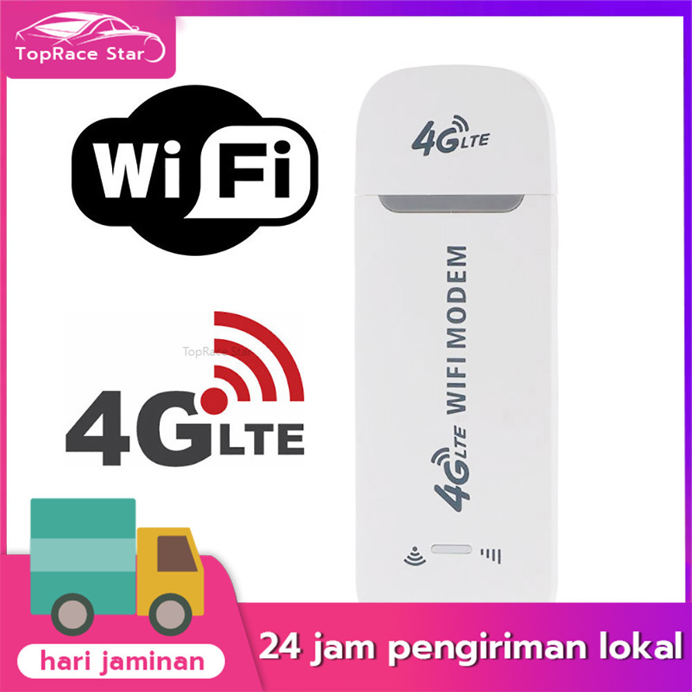 Dongle Kartu SIM Nirkabel 4G LTE, Modem Kartu SIM Jaringan Lebar 150Mbps, Stik Modem WiFi