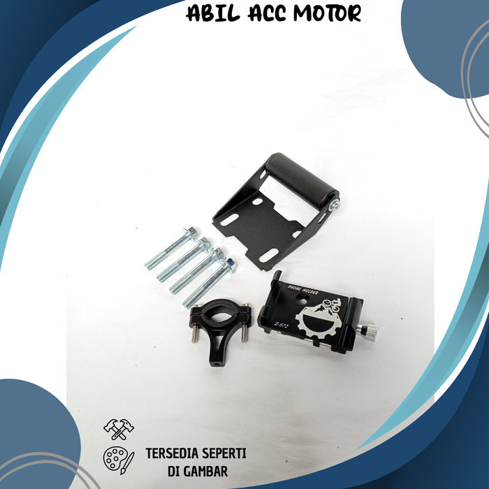 PAKET HOLDER GPS HP PCX 150 160 PHONE HOLDER ALUMUNIUM STANG MOTOR BRAKET BRACKET BREKET HOLDER HAND