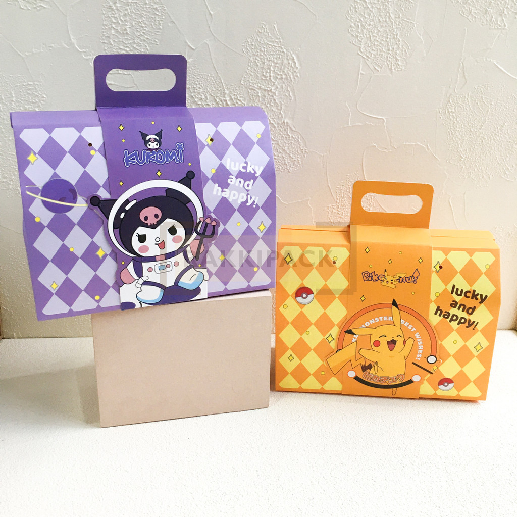 

gable box sanrio paper bag tas kertas souvenir snack hampers