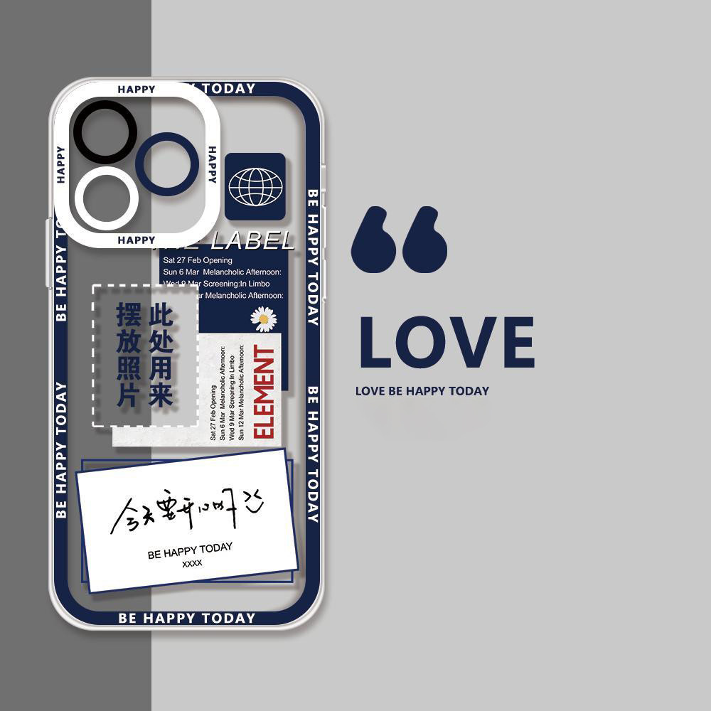 Be Happy Today Phone Case Cocok untuk Realme 10 Pro+ 5G 10 Pro 5G 5/5i/6i/C3 8/8 Pro 8 5G 8i 9 Pro C