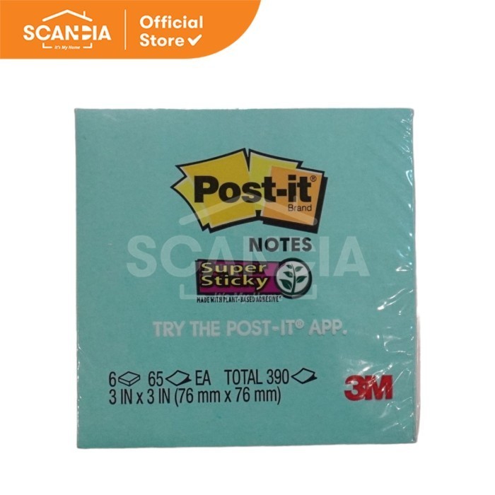 

SCANDIA Sticky Notes 3InX3In Mia 6pad (654-6SSMIA)