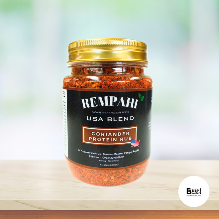 

Bumbu Rub Daging Steak Rempahi Texas 10/40 Gr - CORIANDER RUB
