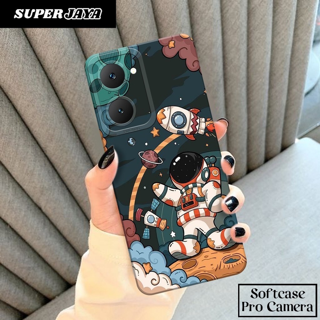 Case Hp Softcase Vivo Y03 2024 Case Hp Vivo Y03 2024 Silikon Hp Vivo Y03 2024 Motif Cartoon Keren - 