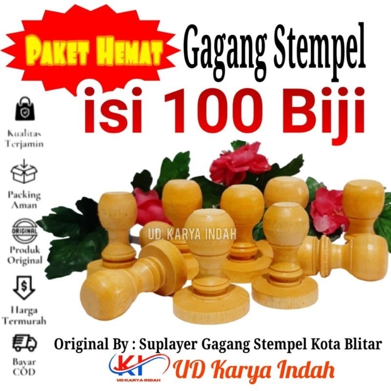 

[NEW] GAGANG STEMPEL ISI 100 BIJI