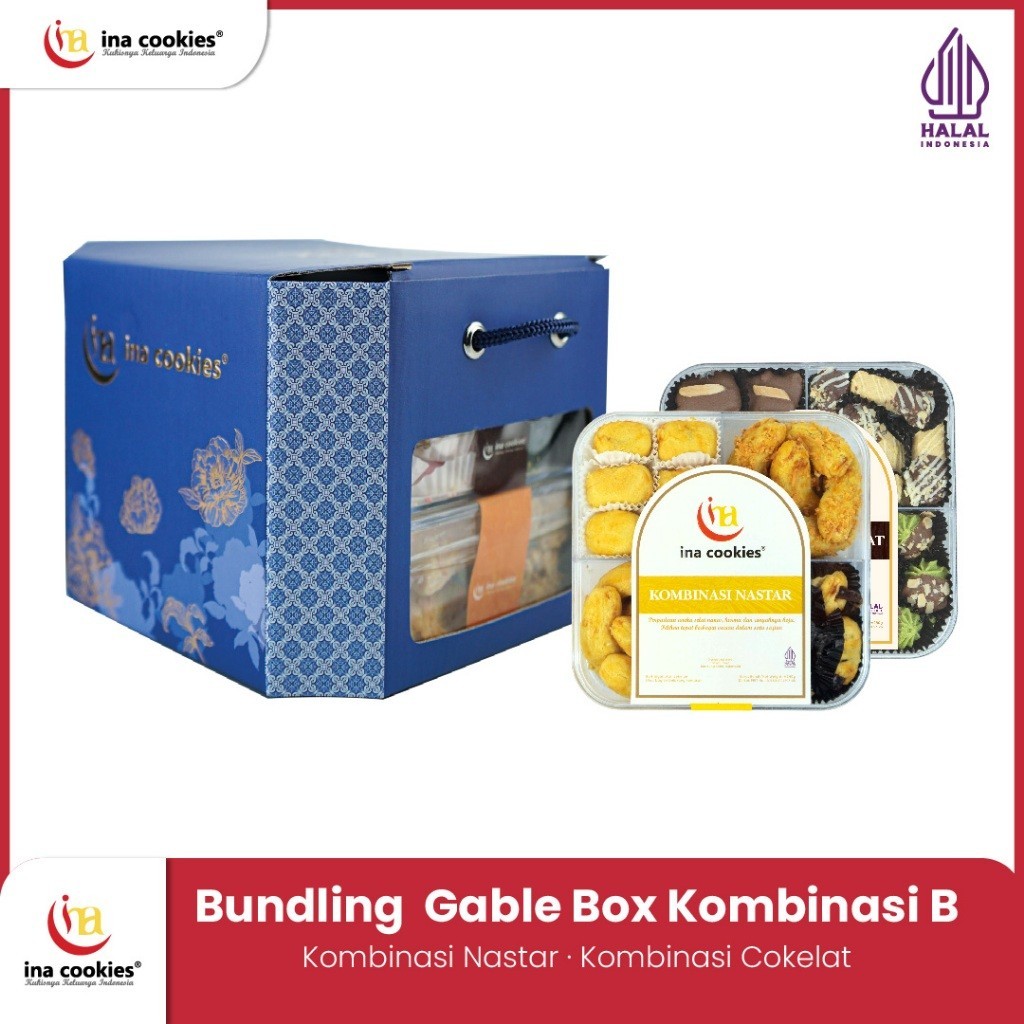 

Kombinasi isi 2 Toples KOMBINASI NASTAR + KOMBINASI COKELAT Kue Kering Premium Ina Cookies Agen Resmi Malang