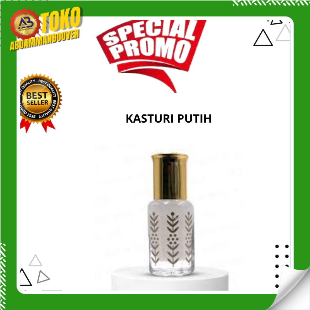 original Parfum Kasturi Putih Madinah Import Arab Saudi