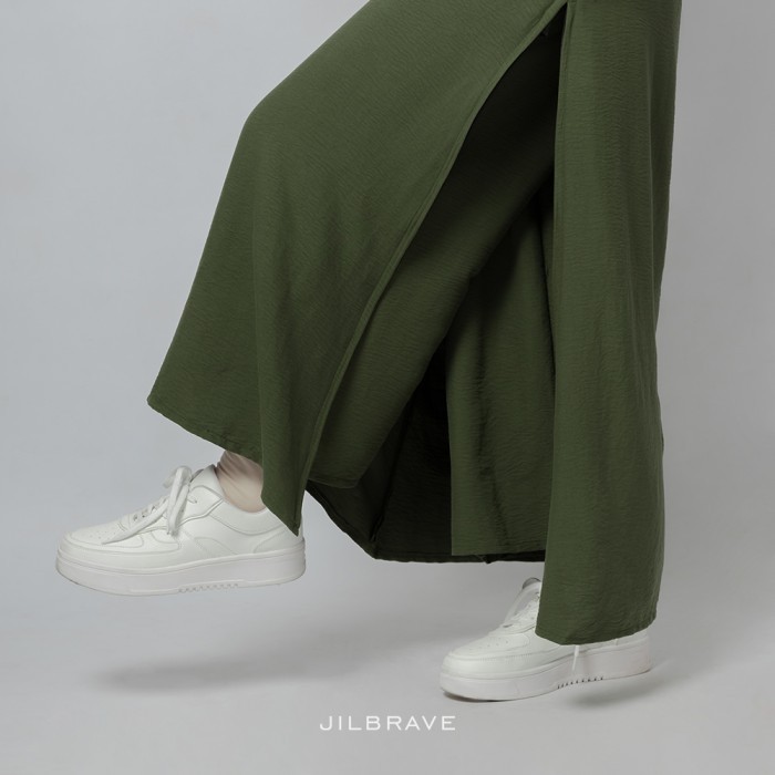 JILBRAVE Lyka Skirt Pants Rok Celana Olahraga Wanita 2 in 1 Rok Bawahan Outdoor Sport Muslimah - OLI