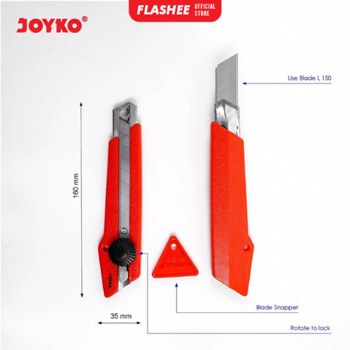 

Cutter Besar Joyco Silet Pemotong Kertas Cutter Pisau Serbaguna
