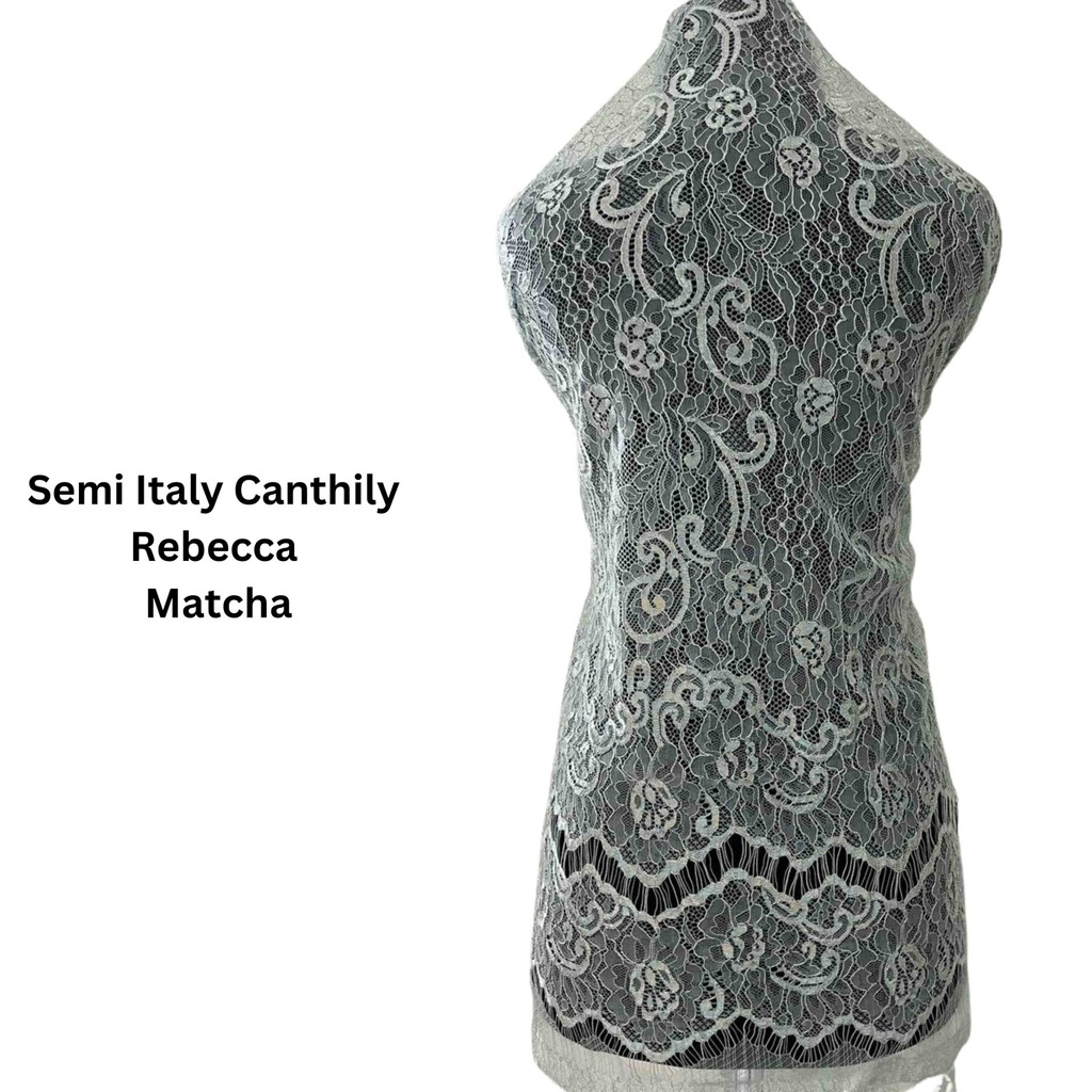 Brokat Santili Premium Rijek ukuran 1 kebaya (Rebecca)