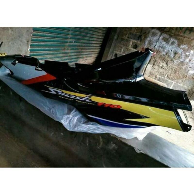 Cover dek bodi body belakang kiri kanan SUZUKI SMASH 110 LAMA OLD plus sticker Kualitas terjamin bah