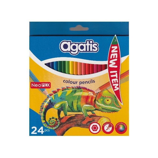 

AGATIS NEOPEX PERMANENT COLOUR PENCIL HEXAGONAL C24 (NEW EDITION) NH-C-24 - 111GNH-C-2402