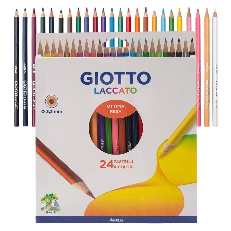 

24 Pieces/Box Wooden Colored Pencils Kawaii Children Drawings Non-toxic Art Round Pencil for Students School Supplies