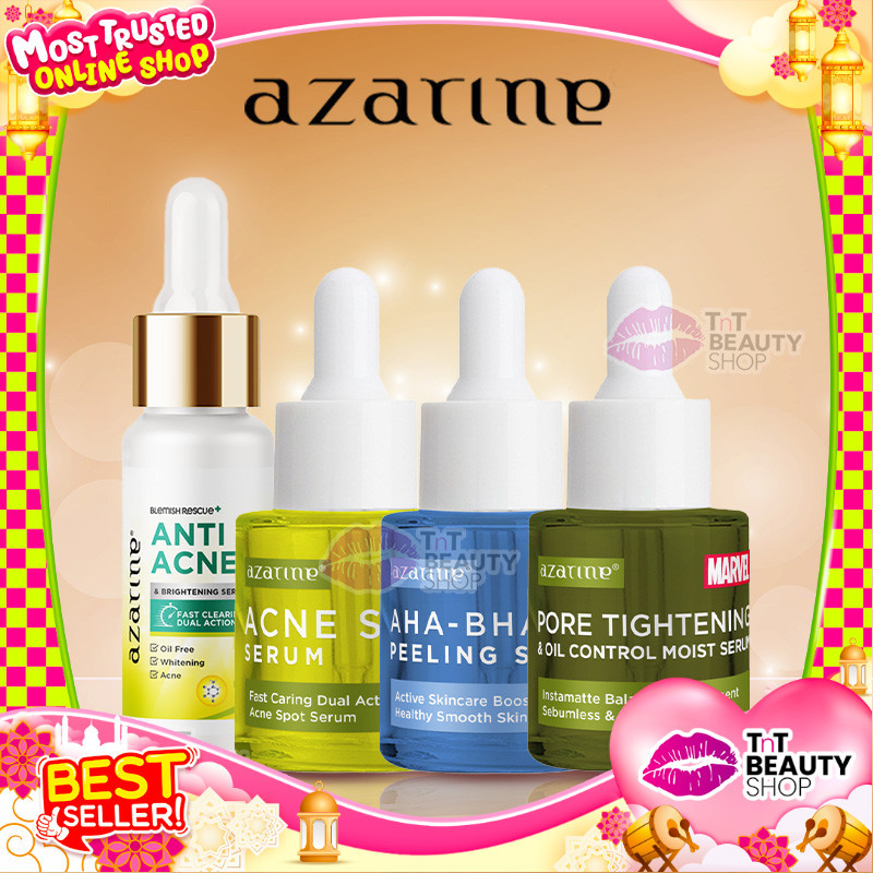 Azarine Brightening Pore Tightening Oil Control Moist Serum Acne Spot 20ml | Tnt Beauty Shop