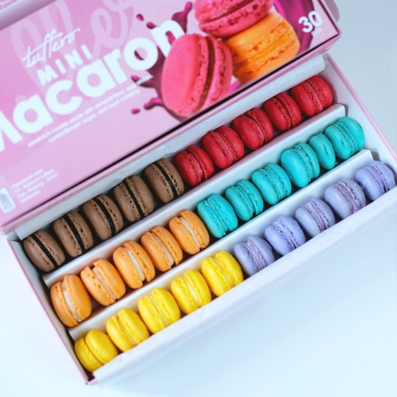 

terbaru Macaron Mini Isi 30 pcs/Box New Packing