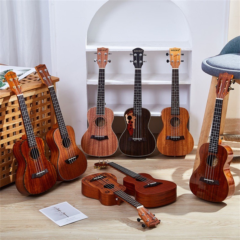 Single Board Mini Guitar Is Simple And Easy To Learn Ukulele 23 Inch Entry Instrument Ukulele